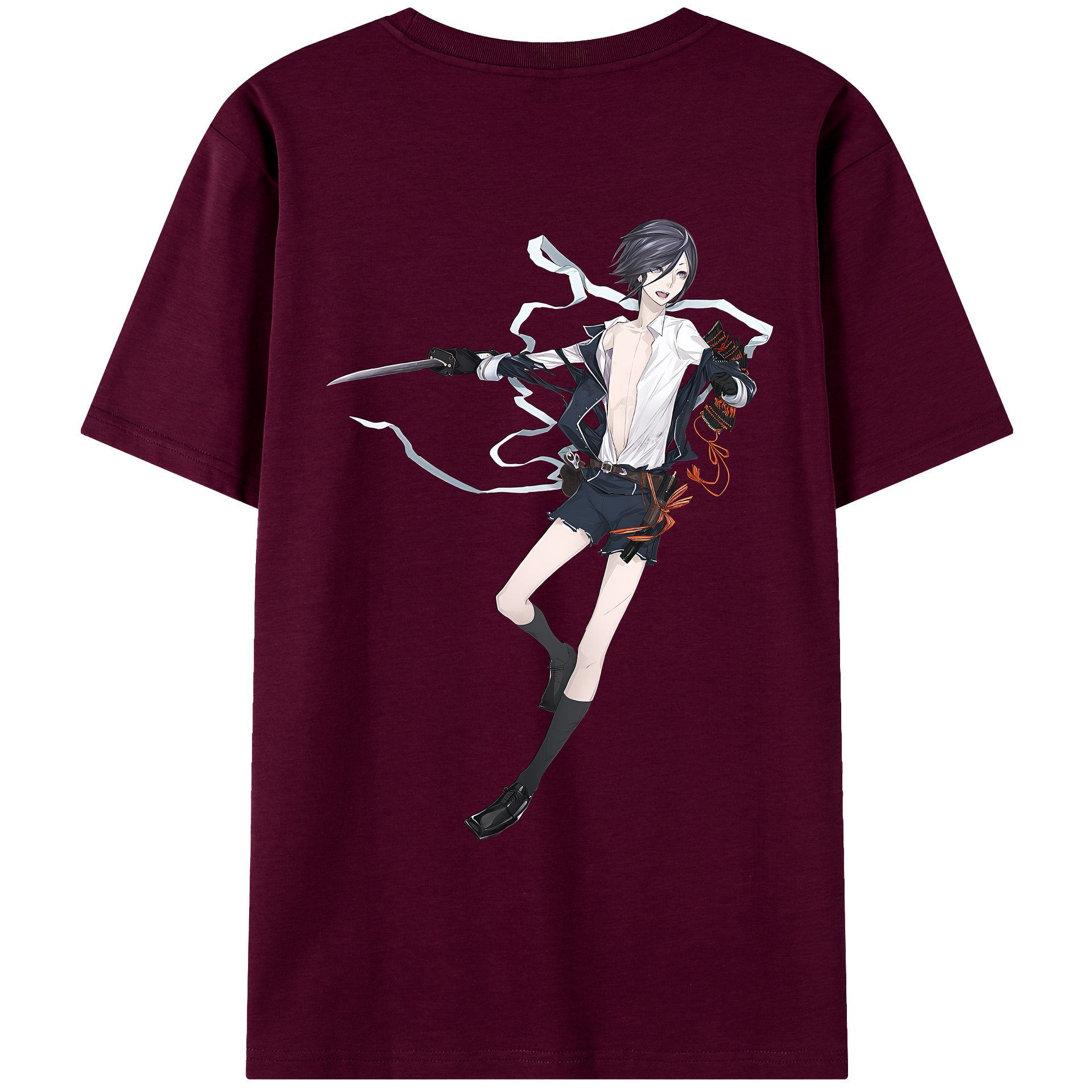 （画像用） 刀剣乱舞 Touken Ranbu レディース半袖Tシャツ(バックプリント)